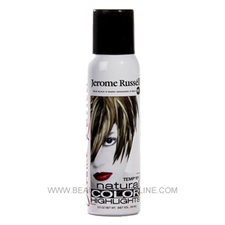 Jerome Russell Temp'ry Natural Color Highlights Spray - True Black 869