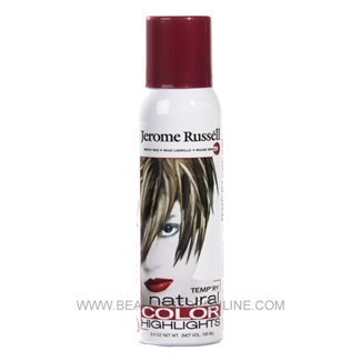 Jerome Russell Temp'ry Natural Color Highlights Spray - Brick Red 863