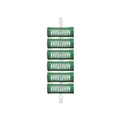 Jet Set EZ Green Grip Rollers - 7/8" (6 Pack)