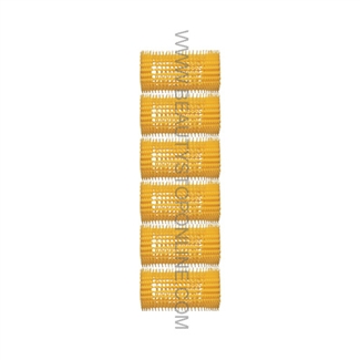 Jet Set EZ Yellow Grip Rollers - 1 1/4" (6 Pack)