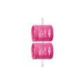 Jet Set EZ Pink Grip Rollers - 2 1/2" (2 Pack)