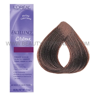 L'Oreal Excellence Creme - Dark Coppery Brown #4.4