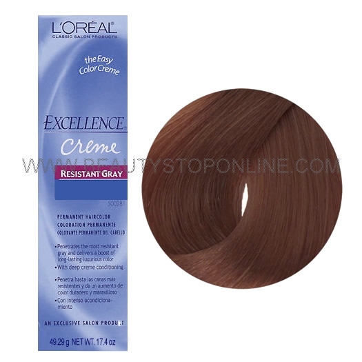 L'Oreal Excellence Resistant Gray Medium Auburn Brown 5.6X - Beauty Stop  Online
