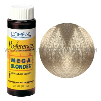L'Oreal Preference Mega Blondes Lightest Ash Blonde #MB4
