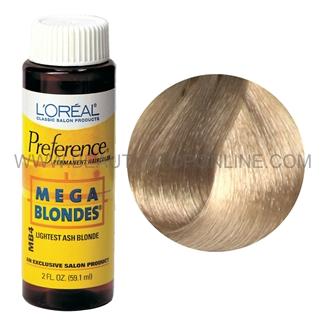 L'Oreal Preference Mega Blondes Lightest Cool Beige Blonde #MB7