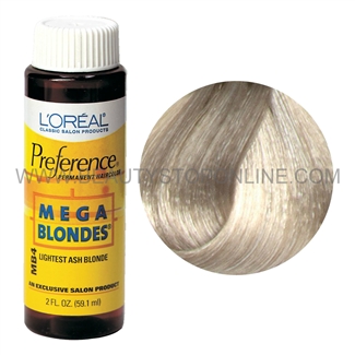 L'Oreal Preference Mega Blondes Lightest Cool Ash Blonde #MB8