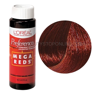 L'Oreal Preference Mega Reds Medium Intense Red Copper #MR3