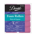 Diane Foam Rollers 1" Pink, 10 Pack