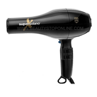 Super Solano X Professional Hair Dryer 232X - 1875 Watt Black