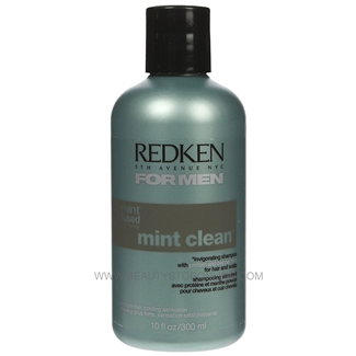 Redken for Men Mint Clean Invigorating Shampoo 10 oz