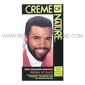 Creme of Nature Men's Hair Color Natural Jet Black