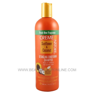 Creme of Nature Sunflower & Coconut Detangling Conditioning Shampoo 15.2 oz