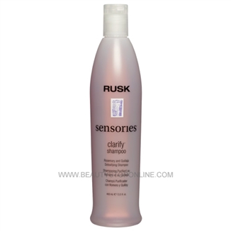 Rusk Sensories Clarify Rosemary and Quillaja Detoxifying Shampoo 13.5 oz