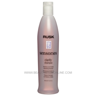 Rusk Sensories Clarify Rosemary and Quillaja Detoxifying Shampoo 13.5 oz