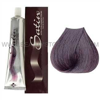 Satin Ultra Vivid Fashion Colors 1V Violet Black