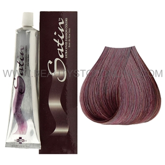 Satin Ultra Vivid Fashion Colors 5MV Mahogany Violet Chestnut