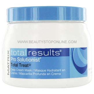 Matrix Total Results Pro Solutionist Total Treat Deep Cream Mask, 16.9 oz