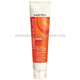 Matrix Total Results Sleek Blow Down Leave-In Cream, 5.1 oz