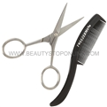 Tweezerman Moustache Scissors with Grooming Comb 7203-H