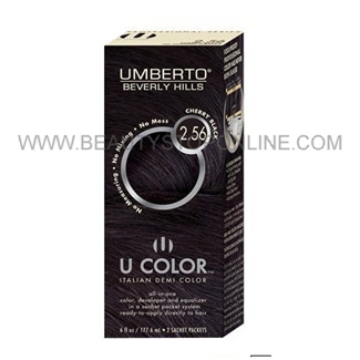 Umberto U Color Italian Demi Color Kit 2.56 Cherry Black