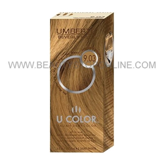 Umberto U Color Italian Demi Color Kit 9.03 Very Light Golden Blonde