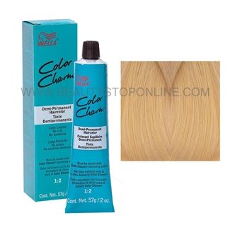 Wella Color Charm Demi-Permanent Hair Color 9G (9/3) Soft Golden Blonde
