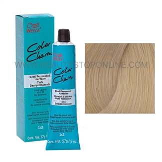 Wella Color Charm Demi-Permanent Hair Color 10NA (10/01) Lightest Ash Blonde