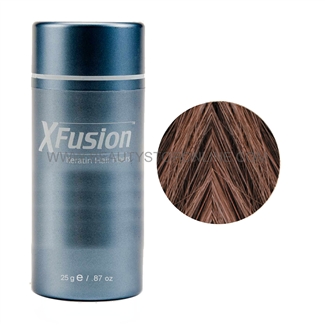 XFusion Keratin Hair Fibers Medium Brown 25g