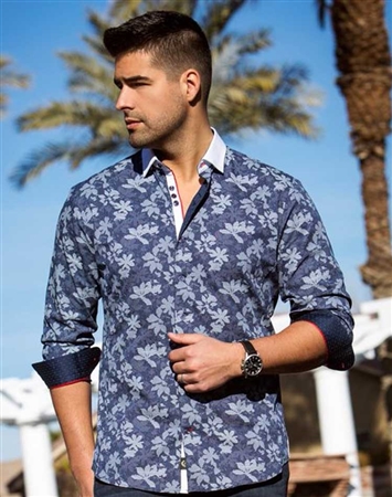 Au Noir Shirt | Attilio Nuovo Navy