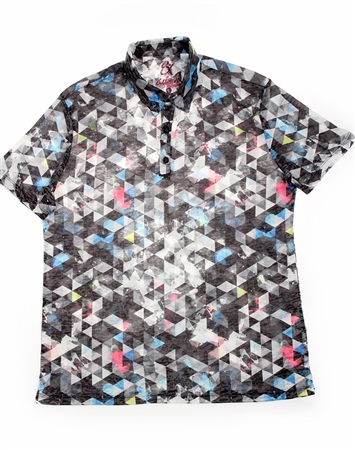 Grey Prism Polo Shirt