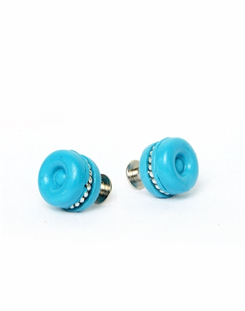 Janick Luxury Hand-Crafted Cuff Links | Turquoise Bagel