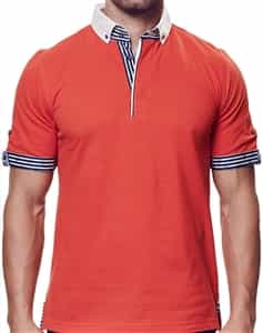Luxury Red Polo for Men