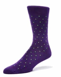 Purple Socks With Dot