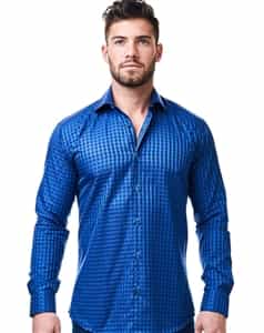 Men Fashion Shirt - Royal Blue