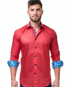 Men Fashion Shirt - Red