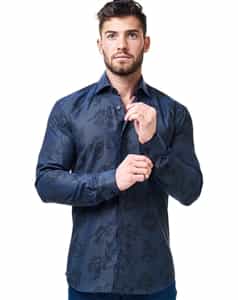 European Fashion Shirt - Navy