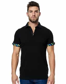 Designer Black Polo