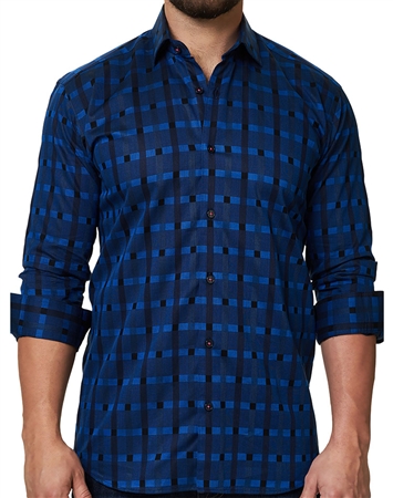 Navy Check Dressshirt