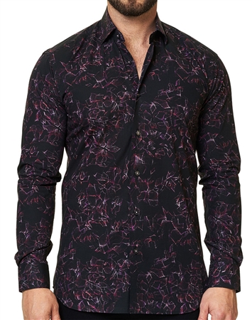 Black Pink dress Shirt