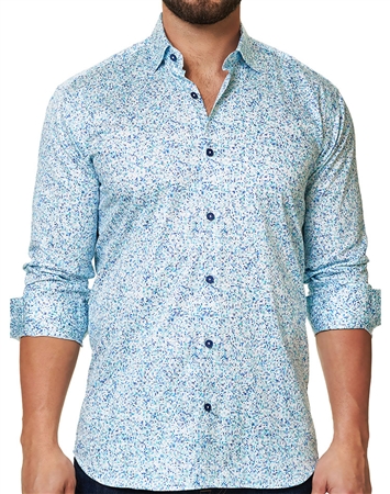 Blue White Fashion Shirt