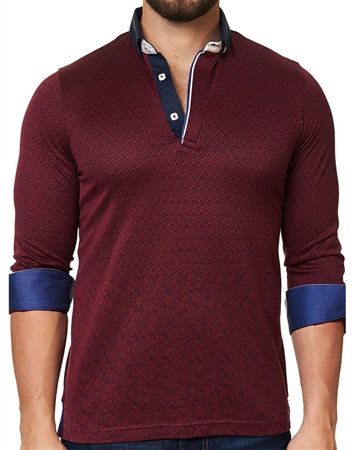 Maceoo Unrivaled  Polo L Triangle Burgundy