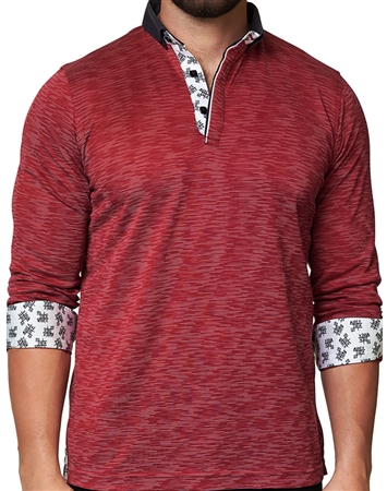 Maceoo Unrivaled  Polo L Line Red Navy