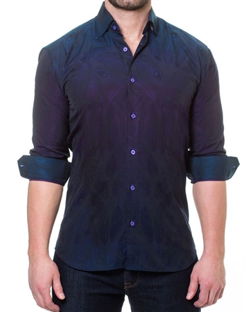 Purple Navy Sport Shirt