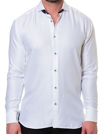 Modern White Dress Shirt