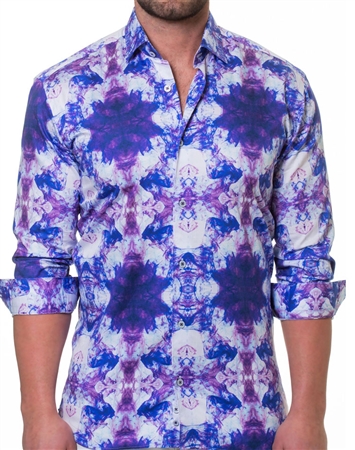 White Purple Fashion Shirt