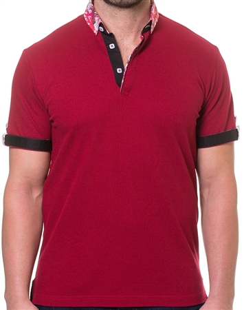 Luxury Burgundy Polo