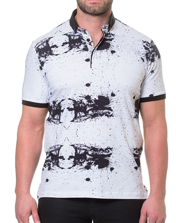 Black White Fashion Polo