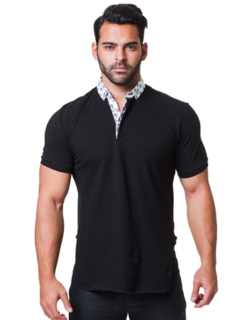 Modern Casual Black Polo Shirt