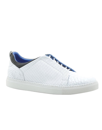 Mens Casual Shoes - Luxury White Sneakers