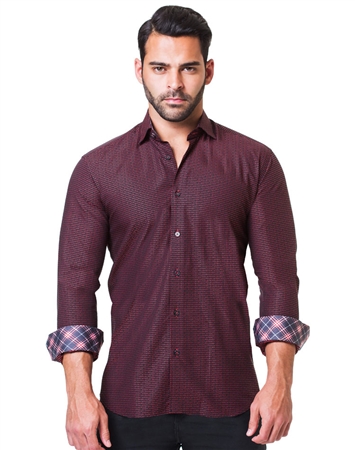 Luxury Red Dress Shirt